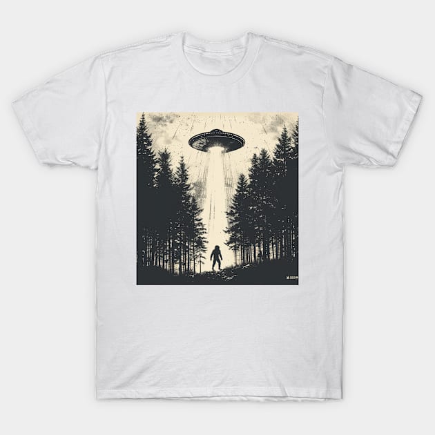 area 51, aliens, resident alien, abduction, alien invasion, ufo, sci fi, extraterrestrial, space, roswell, flying saucer, ufos T-Shirt by Osmin-Laura